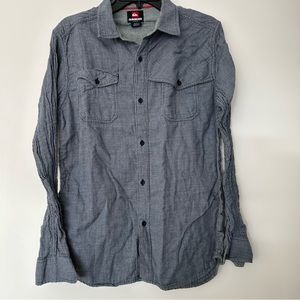 Quiksilver Boys Plaid Button Shirt